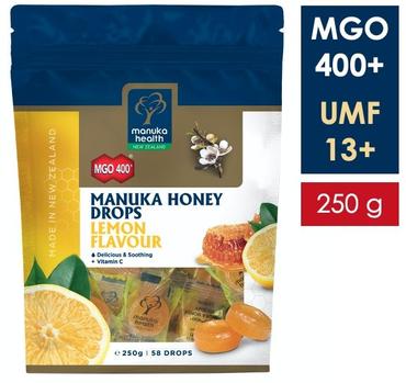 Bomboane miere Manuka MGO 400+ UMF 13+ : lamaie+vit C  Manuka Health
