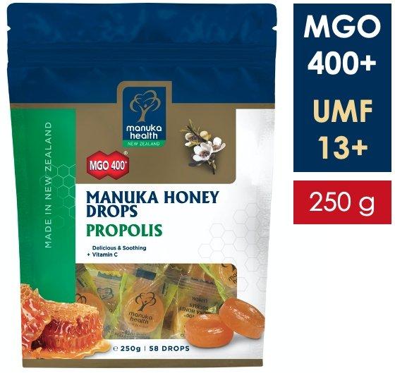 Bomboane miere de Manuka MGO 400+  : propolis+vit C – Manuka Health