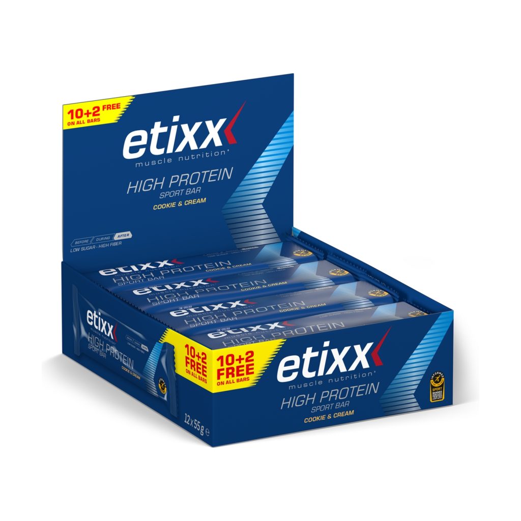 HIGH PROTEIN SPORT BAR – etixx sports nutrition -12x50g