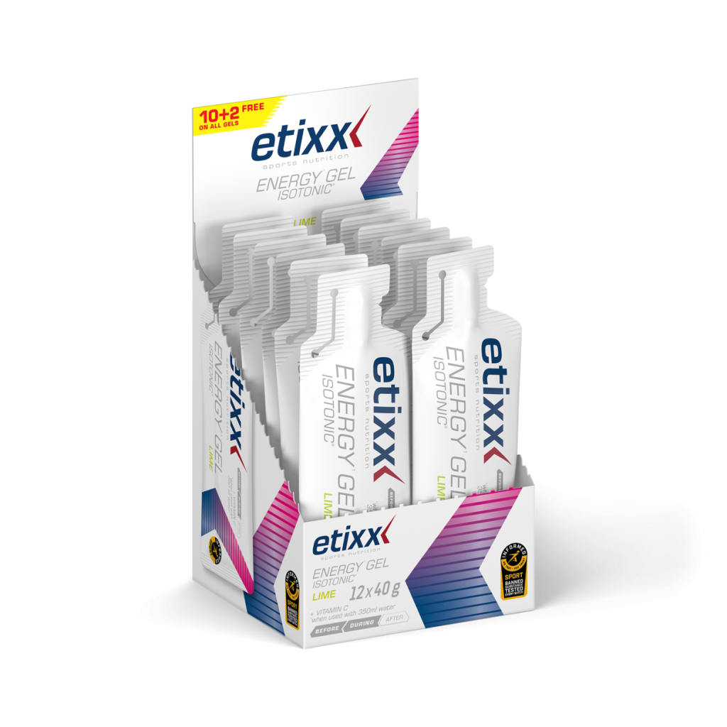 ISOTONIC ENERGY GEL – 12×40 g -ETIXX SPORTS NUTRITION