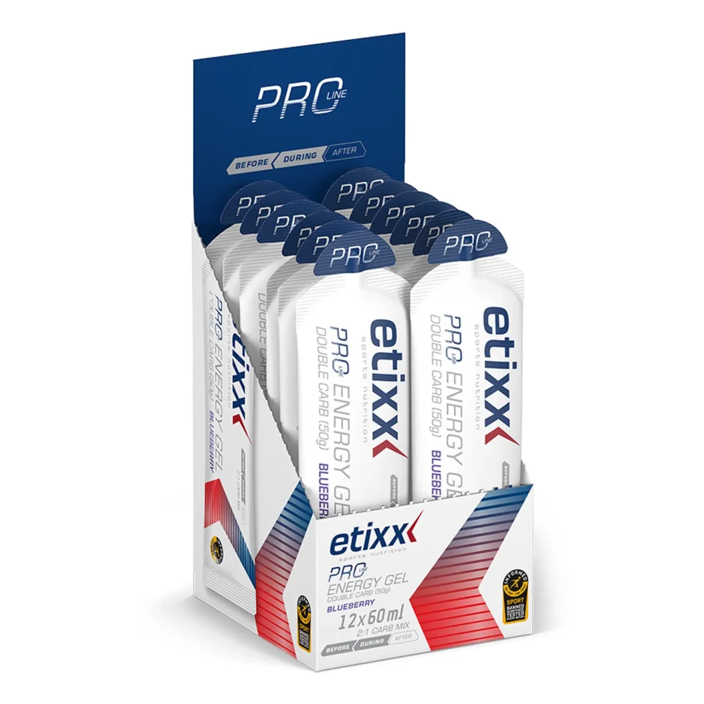 DOUBLE CARB ENERGY GEL 12×60 ml etixx sports nutrition