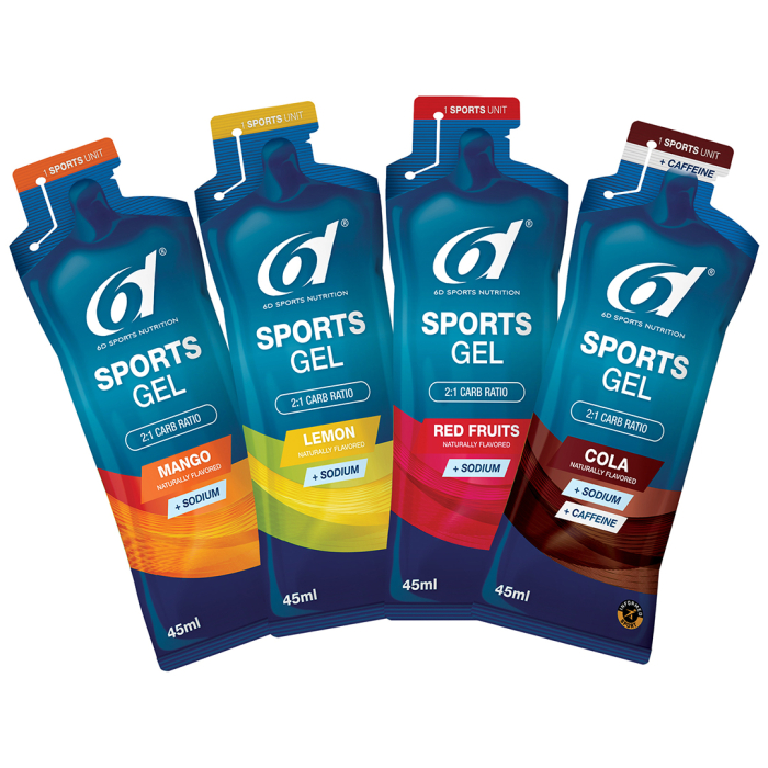 Sports Gel – 6x45ml- 6D sports nutrition
