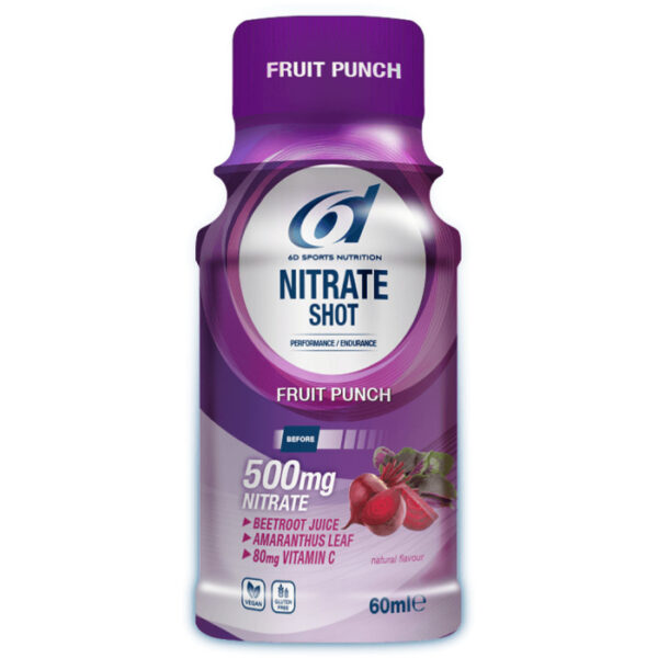 NITRATE SHOT – FRUIT PUNCH 6X60ml   6d sports nutrition