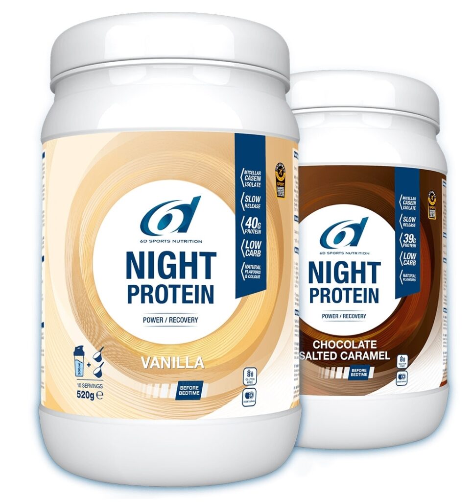 Night protein – 520 g- 6D sports nutrition