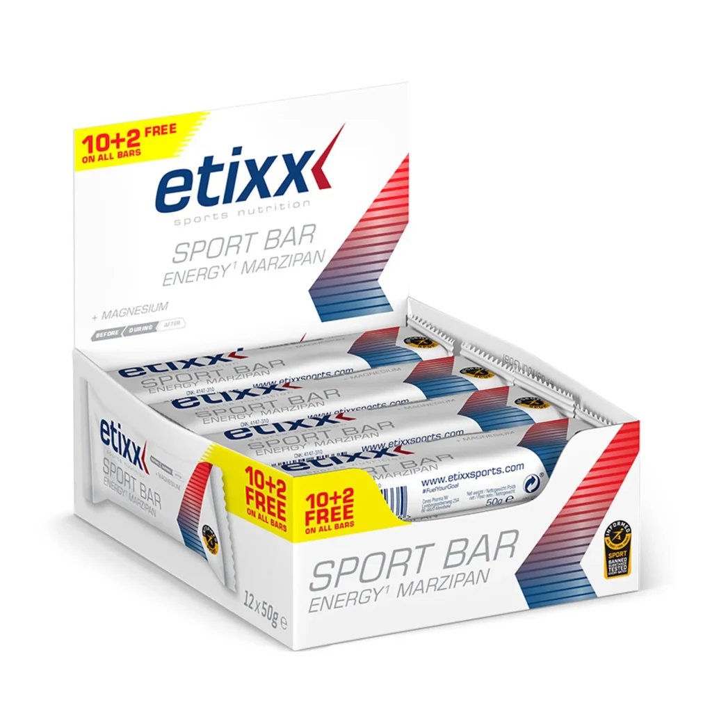 Energy Marzipan Sport Bar 12x50gr -etixx sports nutrition